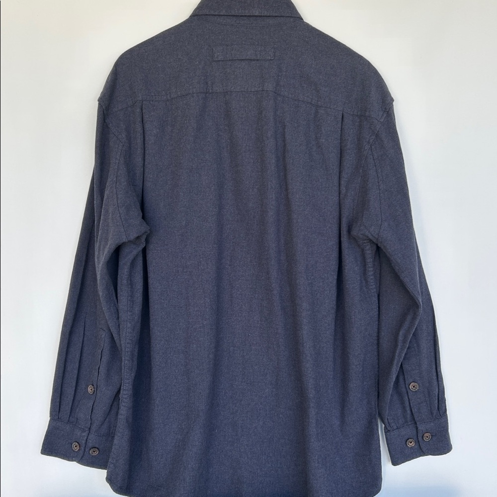 NWT Duluth Men's Free Swingin' Flannel Solid Long Sleeve Shirt - Picture 2 of 14